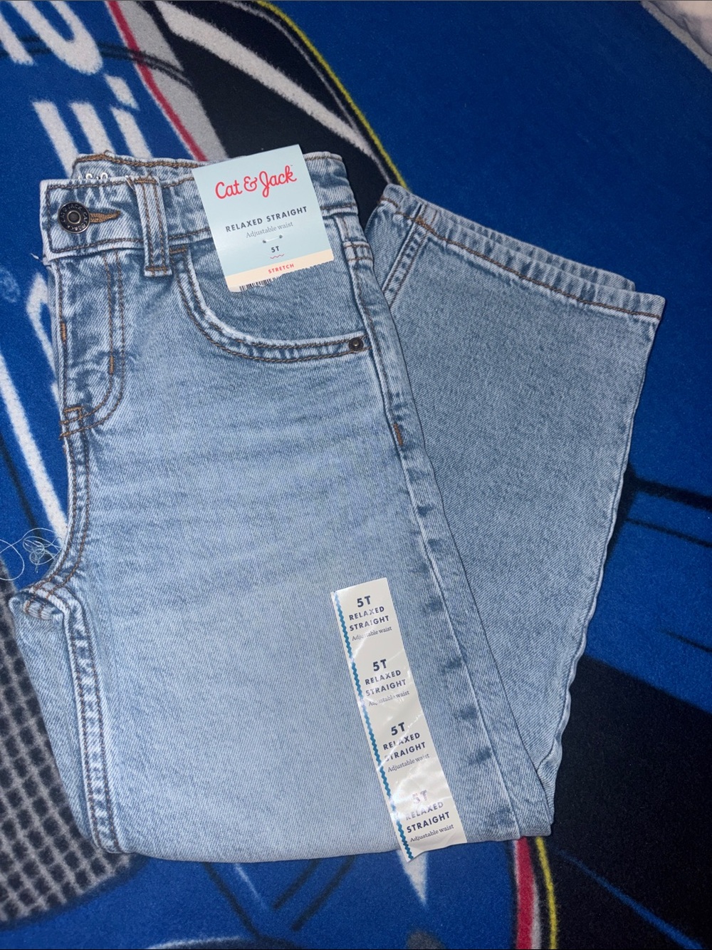 Cat & Jack Light Blue Straight Leg Jeans for Kids